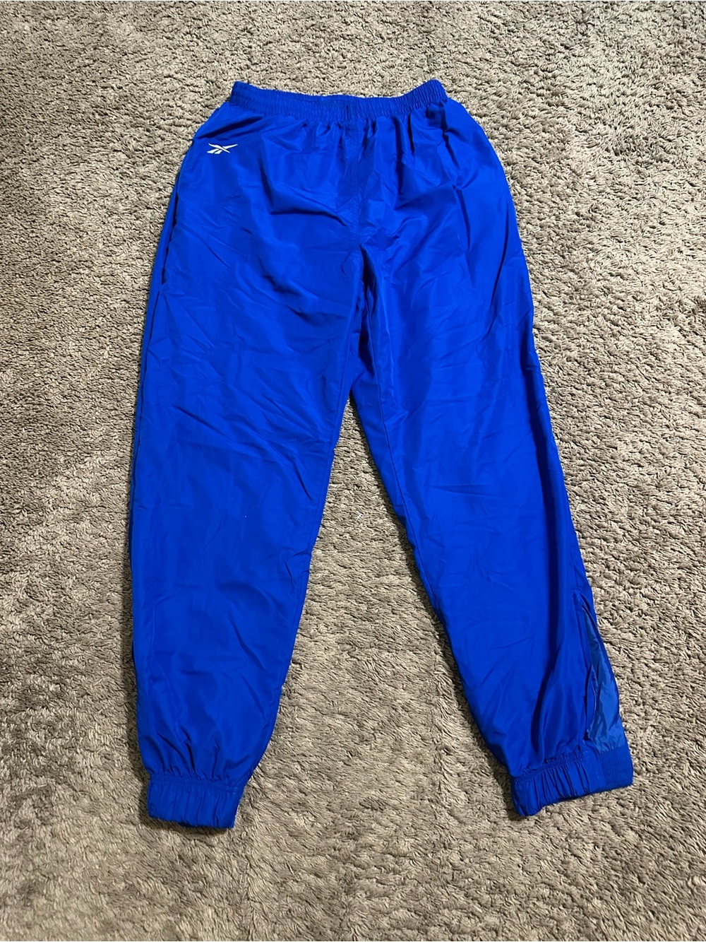 Vintage Reebok basketball “triple royal” windbreaker 90s size large